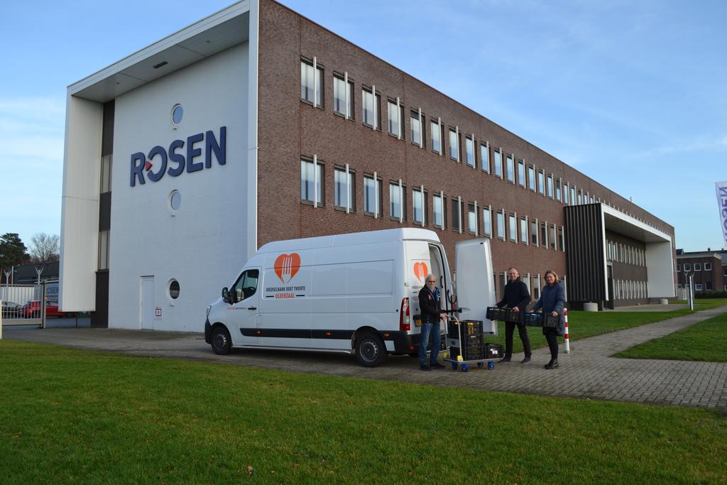Voedselbank Twente Oost: Nieuws: Donatie door ROSEN Group