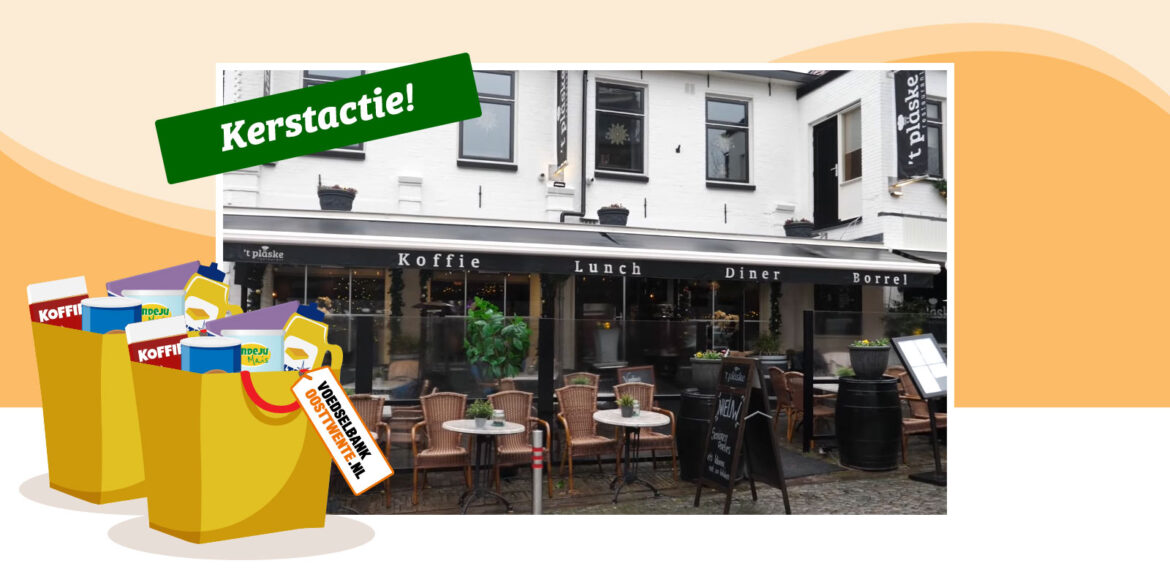 Restaurant ’t Pläske 400 kerstdiners voor Voedselbank Oost Twente